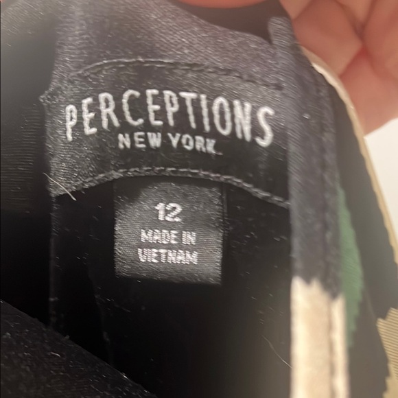 Perceptions Chevron Patterned Dress - Picture 3 of 8